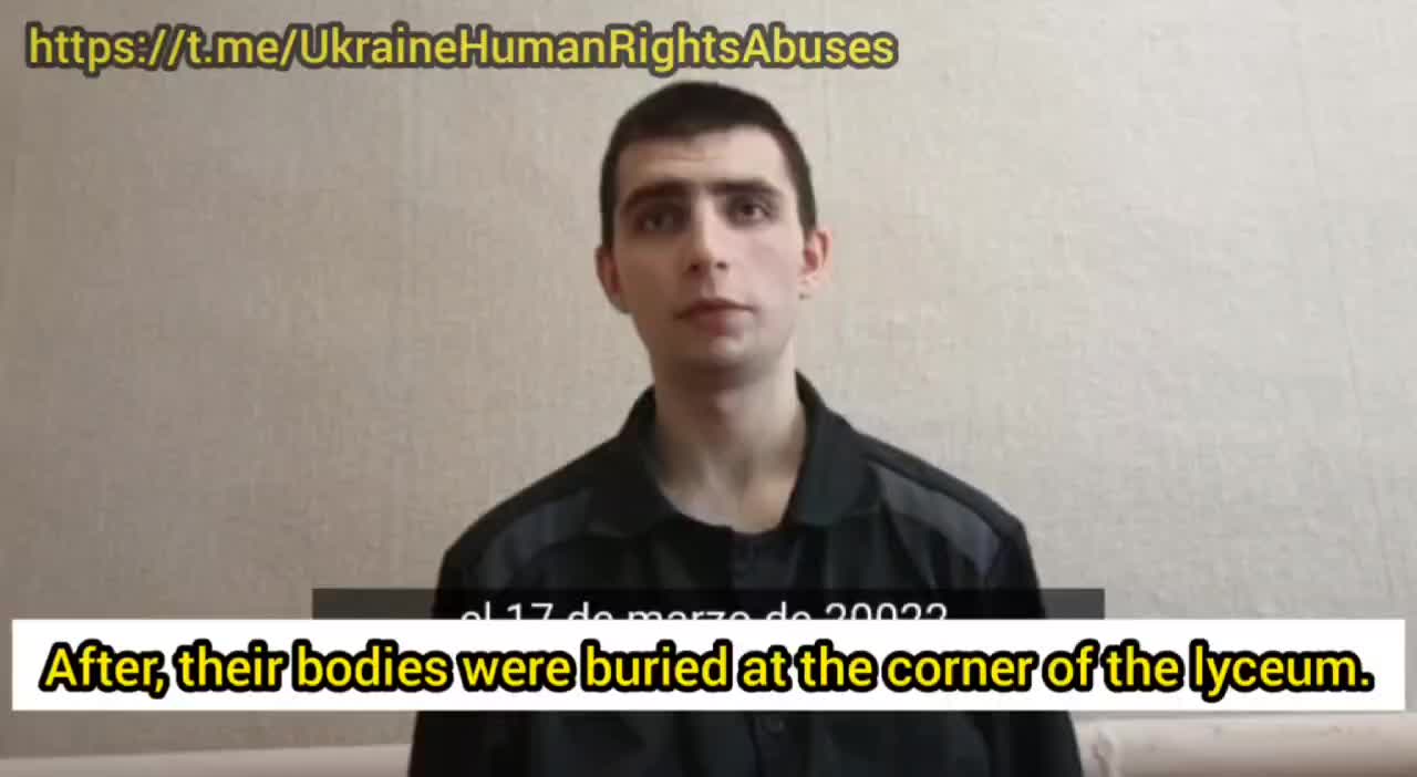 Ukrainian Lieutenant CONFESSES MURDER of Civilians in Mariupol...