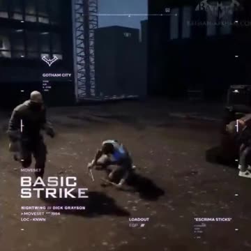Nightwing Combat Gameplay