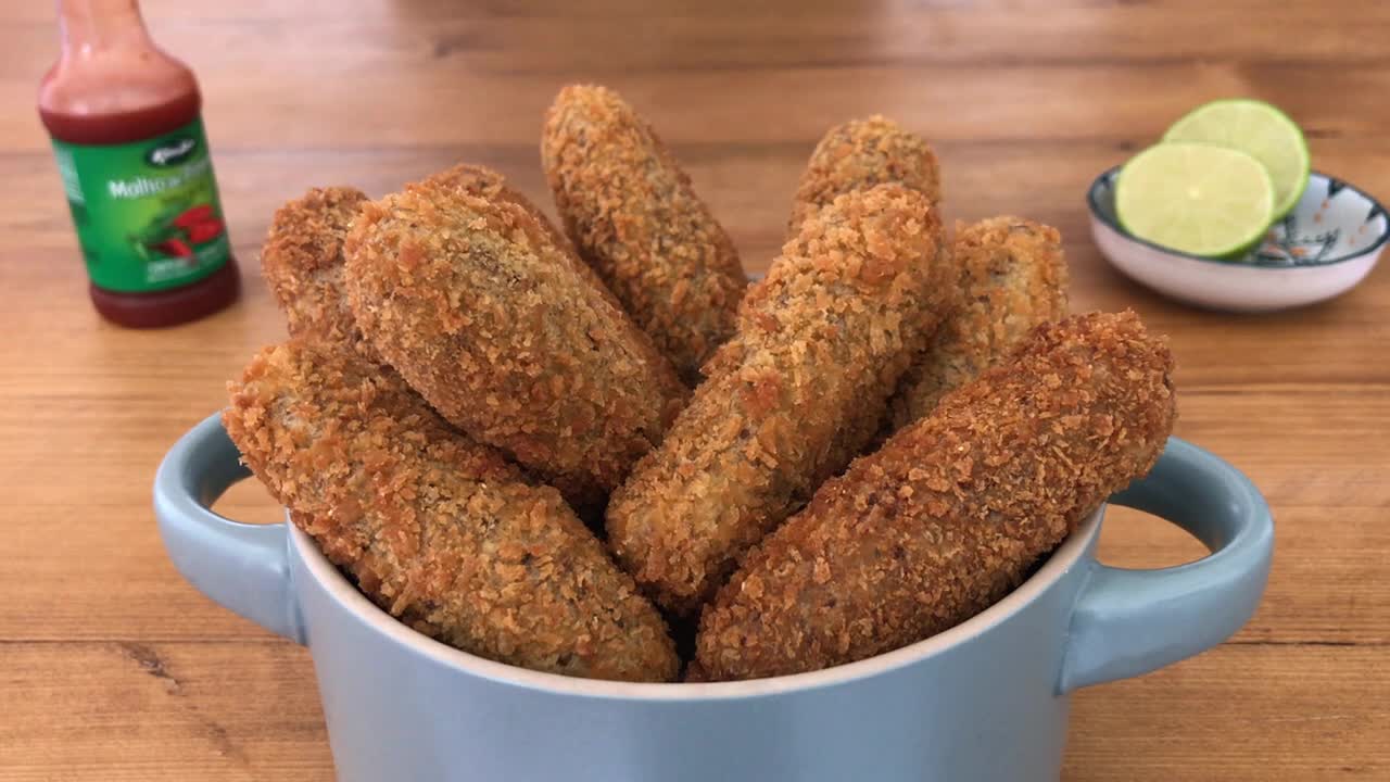 CROQUETE DE CARNE MOÍDA | ESSES SALGADINHOS PARA FESTA