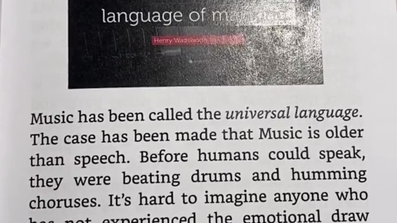 Excerpt from "Music Everywhere" by Lance Howard