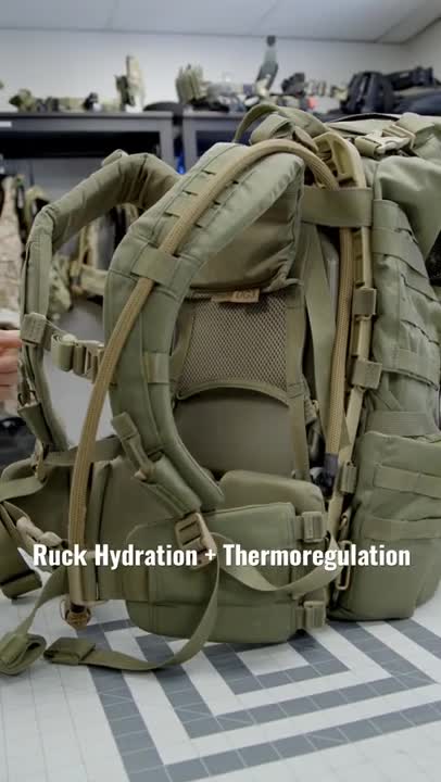 RUCK HYDRATION + COOLING, HEATING: IcePlate® Curve + DG3