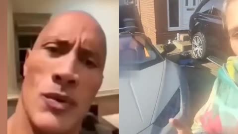 The Rock Reacting