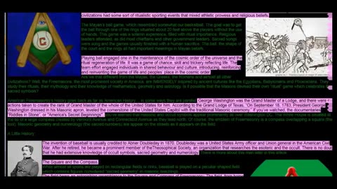 The Freemasonic Invention of Baseball - Bread and Circuses for the Sheeple