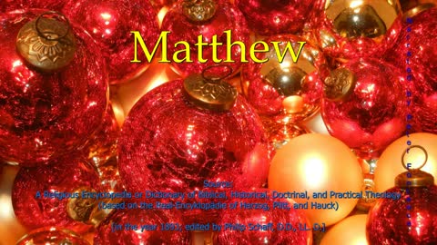 Matthew - Christmas