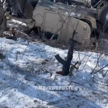 🇷🇺🇺🇦 Georgian mercenaries lost an American Humvee near Chasov Yar
