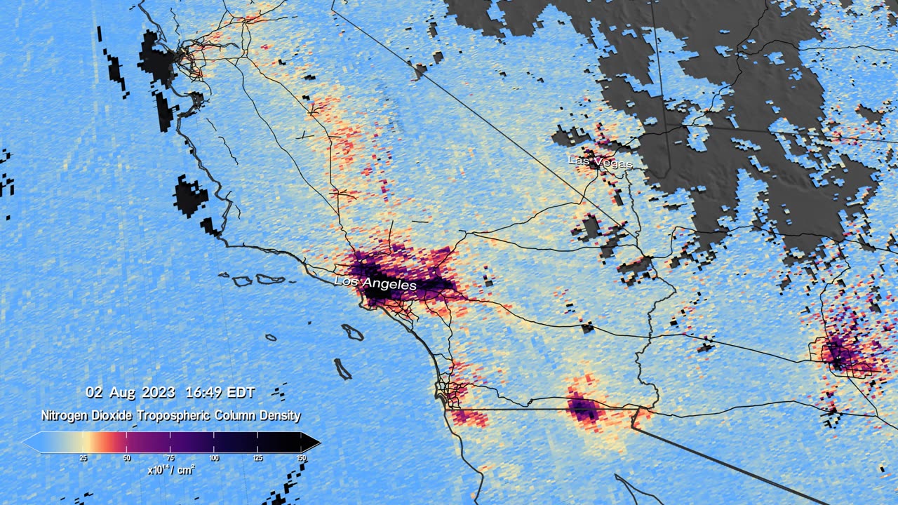 Nasa shares first images from us pollution-monotoring instrument