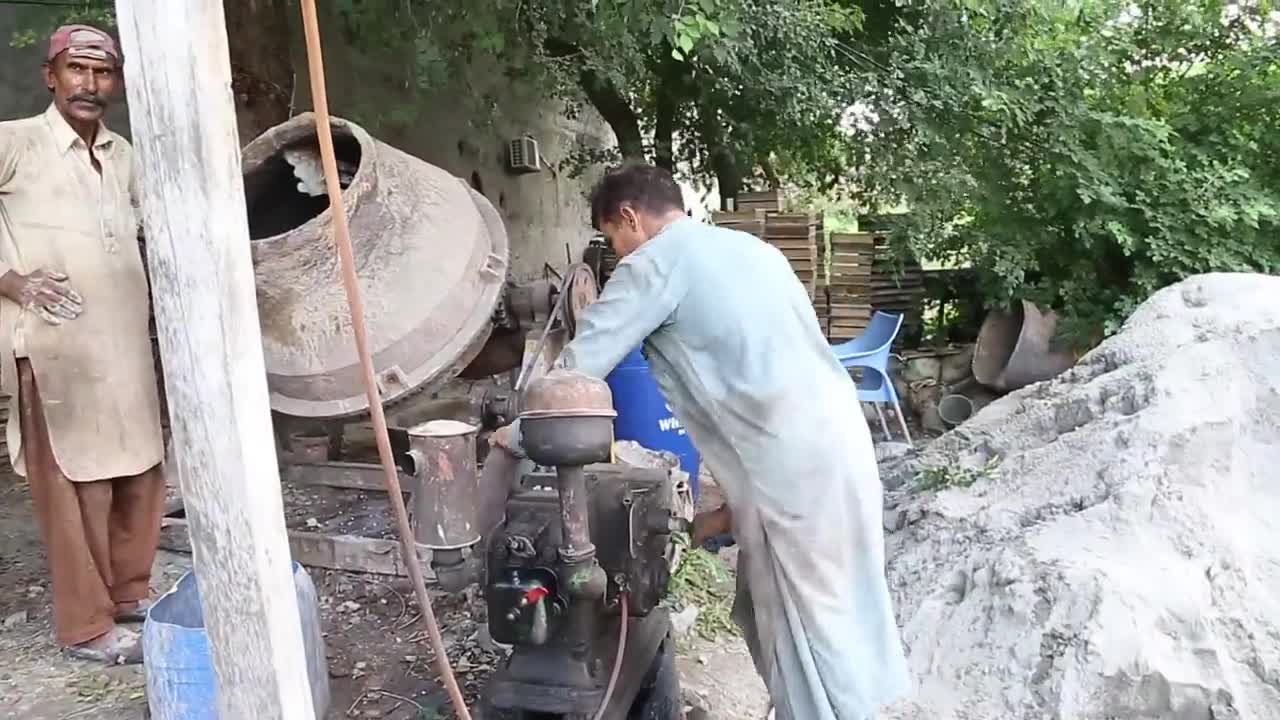 how to make Clade Stone Concrete Blocks | tiles for garage