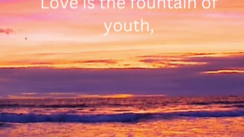 love is the fountain of youth... #shorts