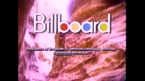 December 1990 -VH-1 Dream Reunion Sweepstakes