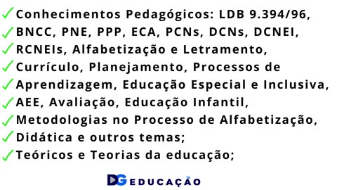 seja aprovado em concurso público / educação