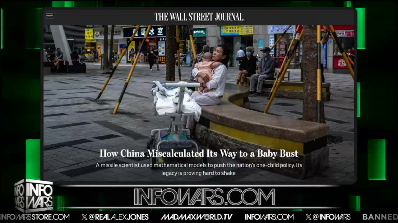 China's Replacement Rate Implodes— Triggering Collapse Of Economy