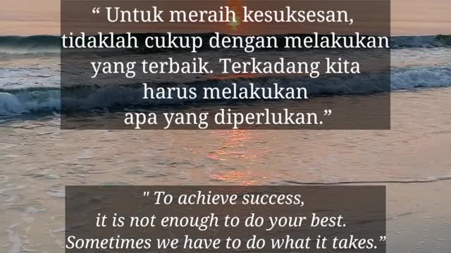 Dorongan | Motivation #3