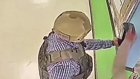 Surveillance video from Uvalde shooting