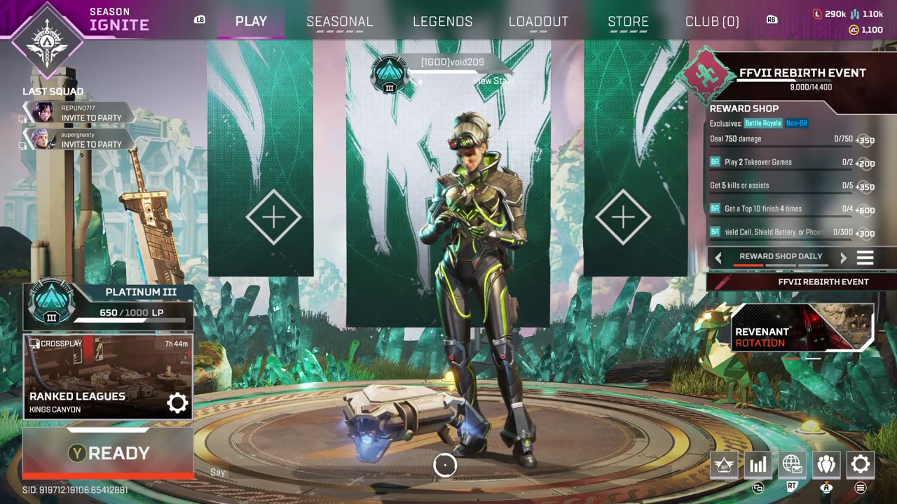 apex legends solo ques