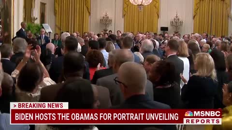 Barack Obama Thanks Biden For 'Faith In Our Democracy' At White House Portrait Unveiling