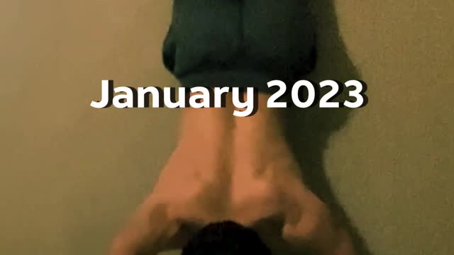 chest to wall handstand push up transformation