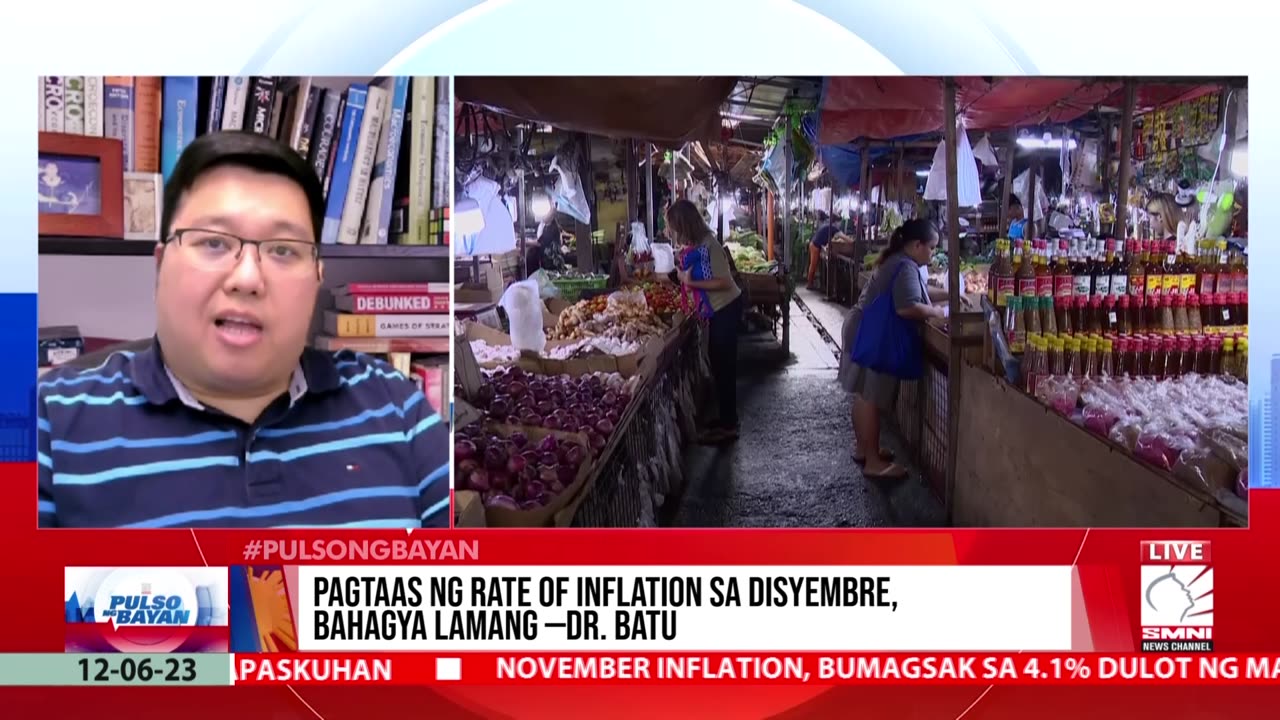 Pagtaas ng rate of inflation sa Disyembre bahagya lamang