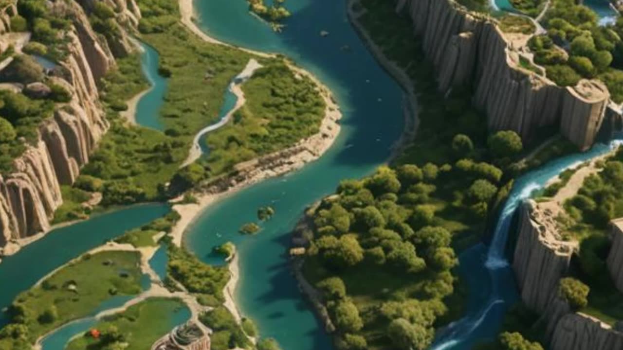 Genesis 2:1-25 The story of Adam and Eva (Illustrated by AI)