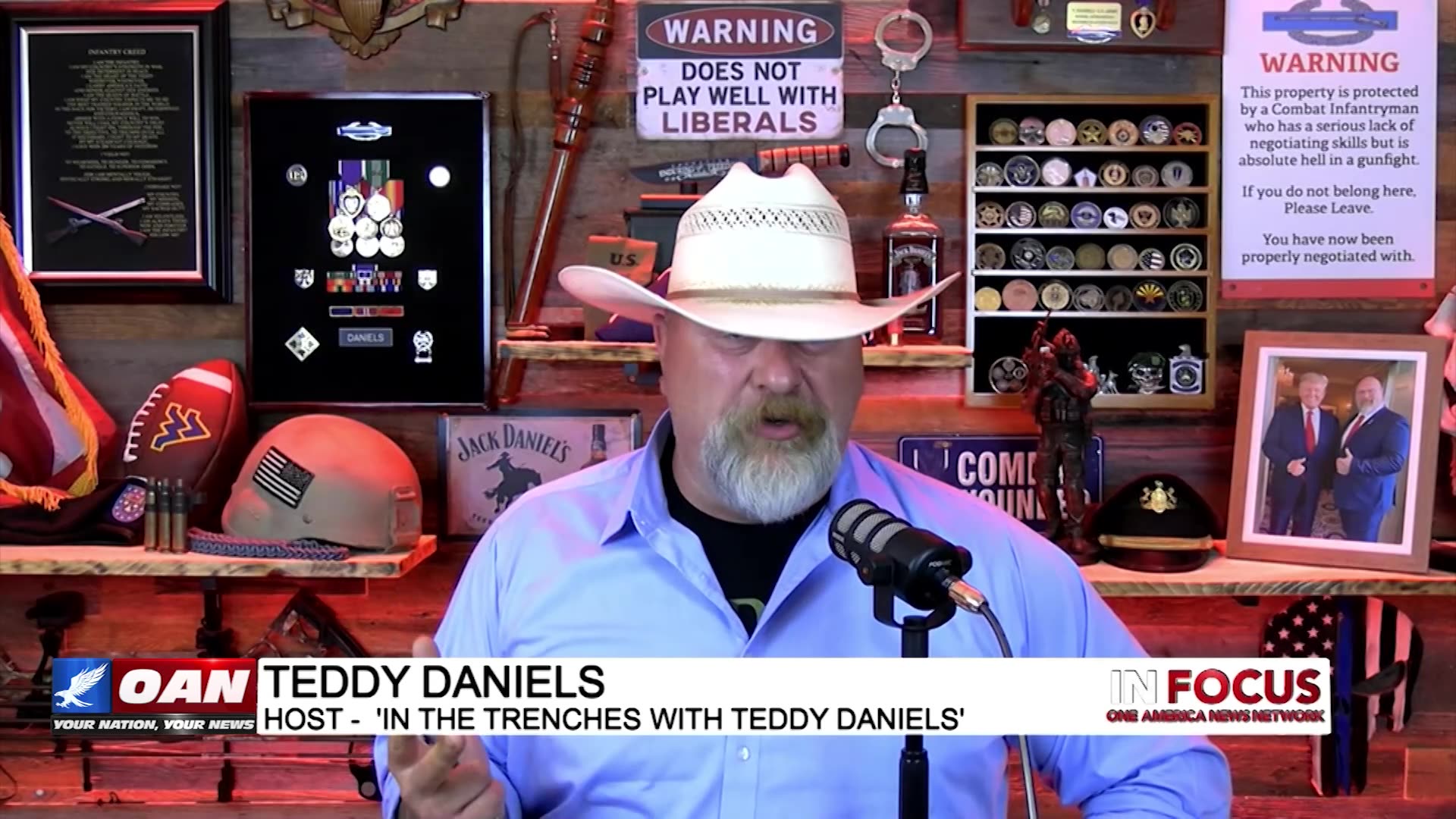 With Alison Steinberg on OANNs In Focus - 1st time I got bleeped on TV