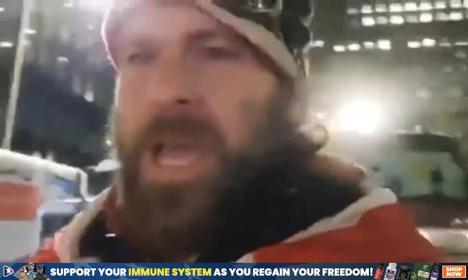 Trucker drops truth bomb…Great Canadian patriots will stand up for freedom.