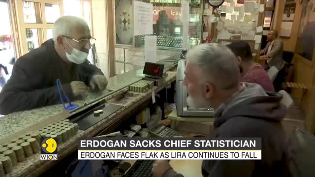 Erdogan sacks chief statistician as Turkey's economic crisis worsens | World Latest English News