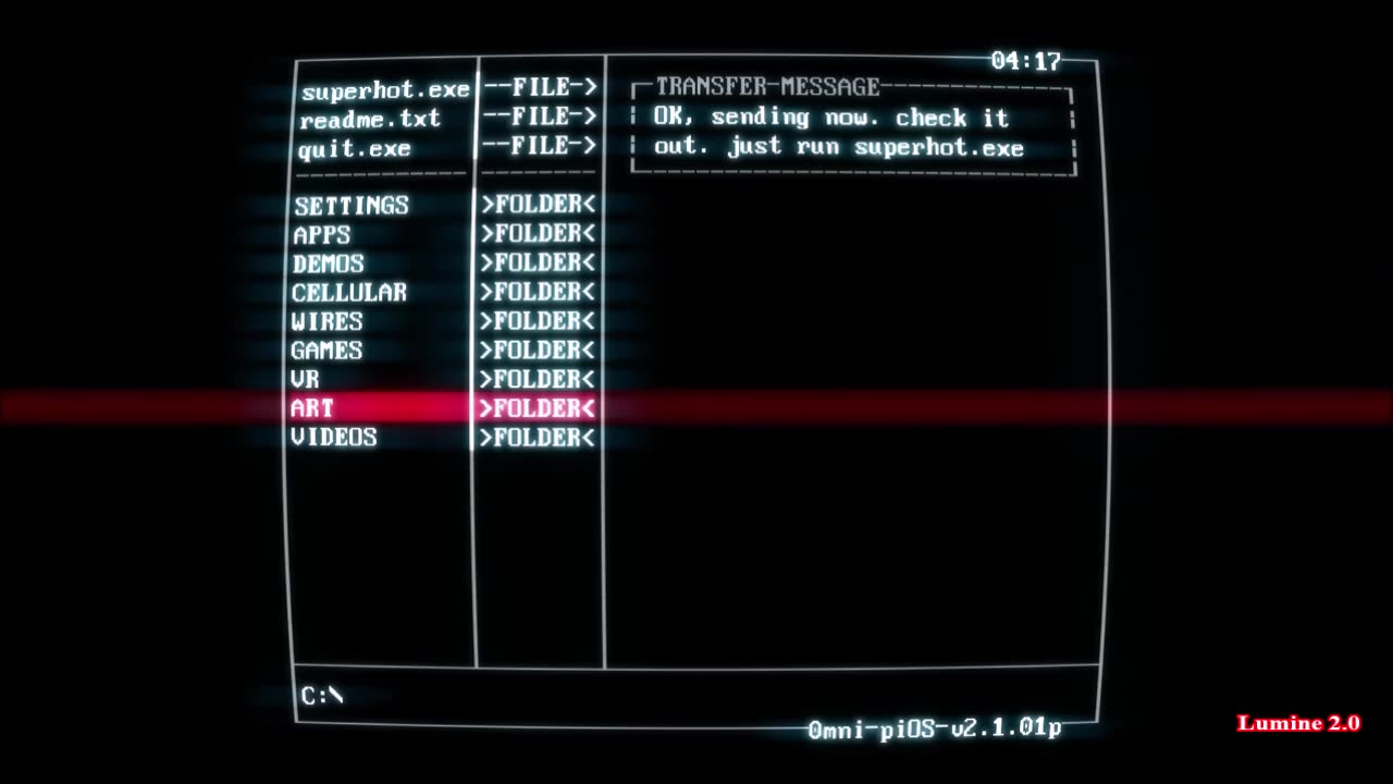 SUPERHOT (PS4) (1) Menus & First 4 Levels