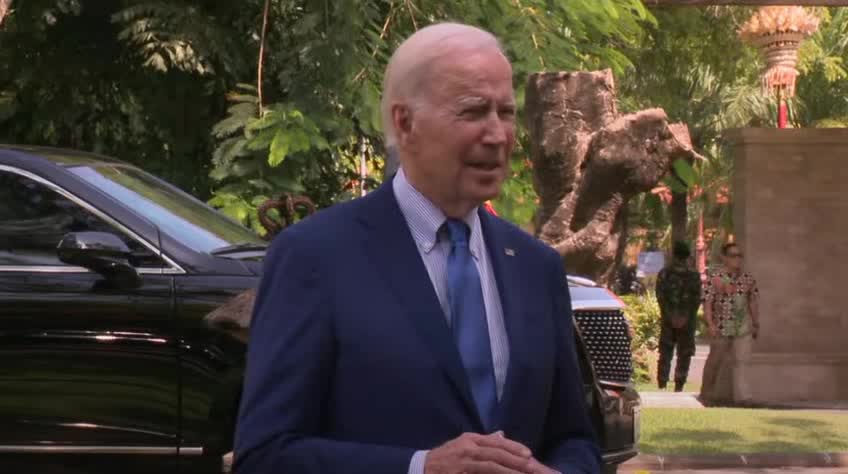 Biden says is "unlikely" missile that killed two in Poland was fired from Russia.