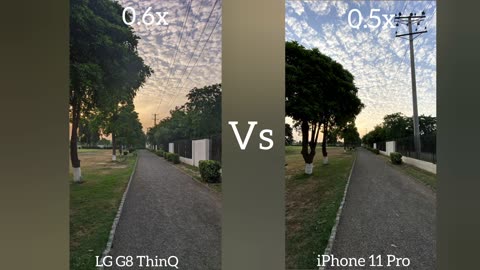 LG G8 ThinQ vs iPhone 11 Pro Camera Test