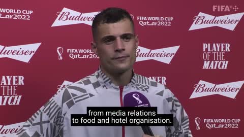 Granit Xhaka - Budweiser Player of the Match Serbia vs Switzerland