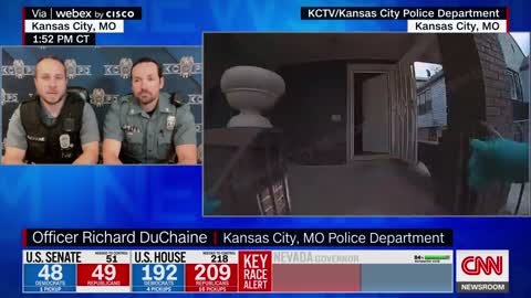 Body camera footage shows officers rush in when 1-month-old stops breathing