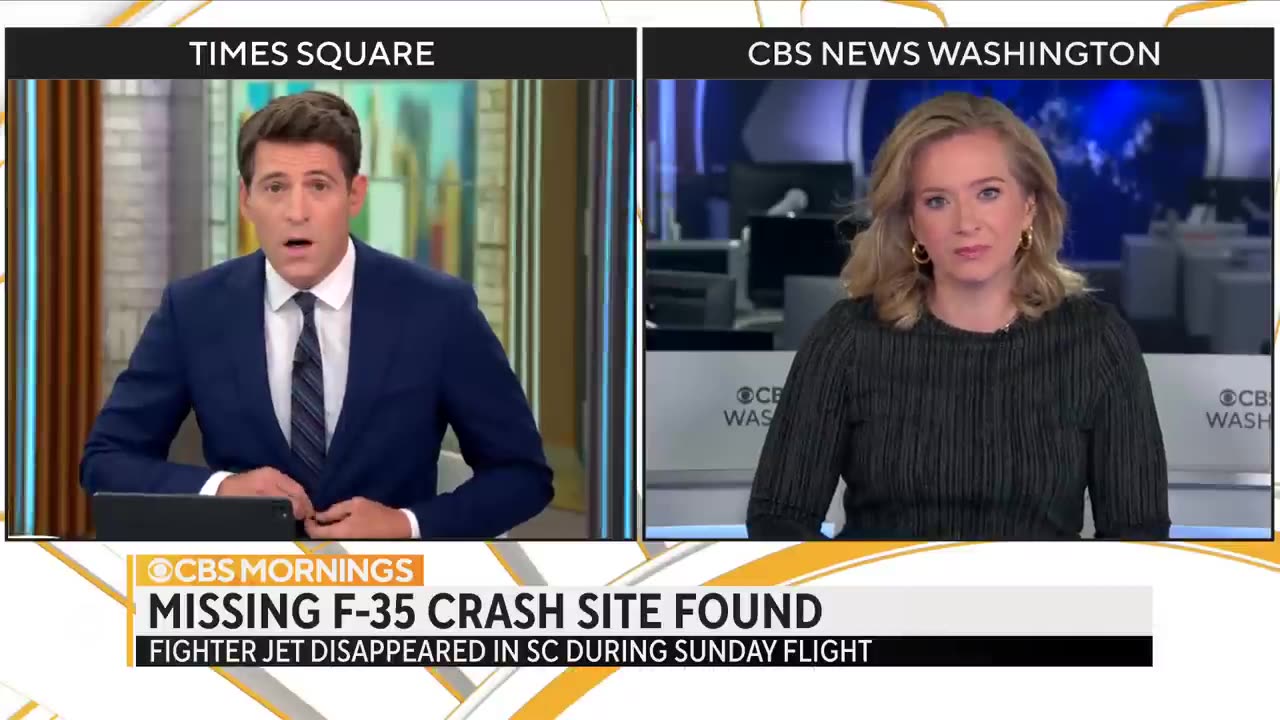 Debris from missing F-35 fighter jet found in South Carolina after pilot ejected
