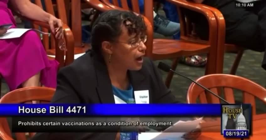 Dr.Christina Parks,House Bill 4471 _Prohibits certain vaccinations as a condition of employment