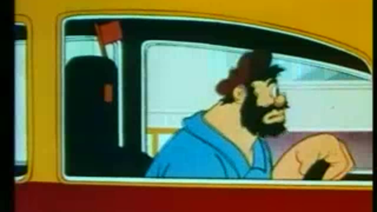 Taxi-Turvy Popeye cartoon