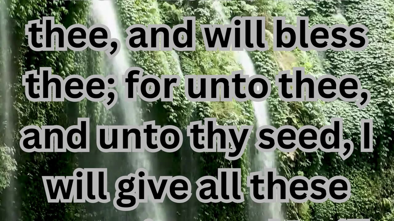 "God's Promise to Isaac" Genesis 26:3