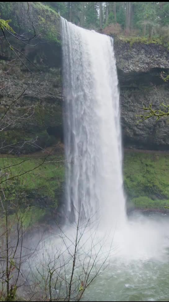 Serene Waterfall Loop - Relaxing sound