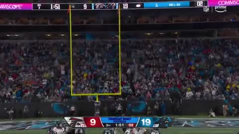 D'Onta Foreman scores and climbs into the crowd