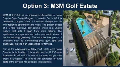 Best Alternatives in Paras Quartier Gwal Pahari Gurgaon