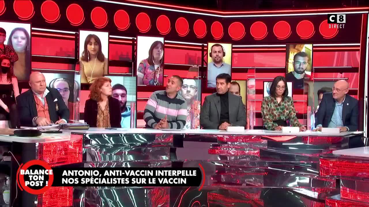 Antonio, anti-vaccin, confronte un député LREM dans "Balance ton post !"