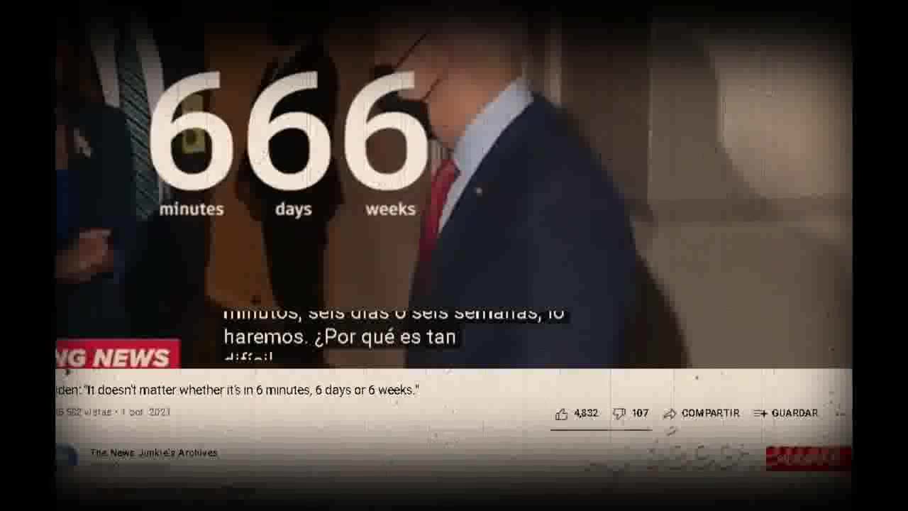 INCREIBLE SEÑAL, JOE BIDEN ANUNCIA EL 666: "LO VAMOS A LOGRAR"!