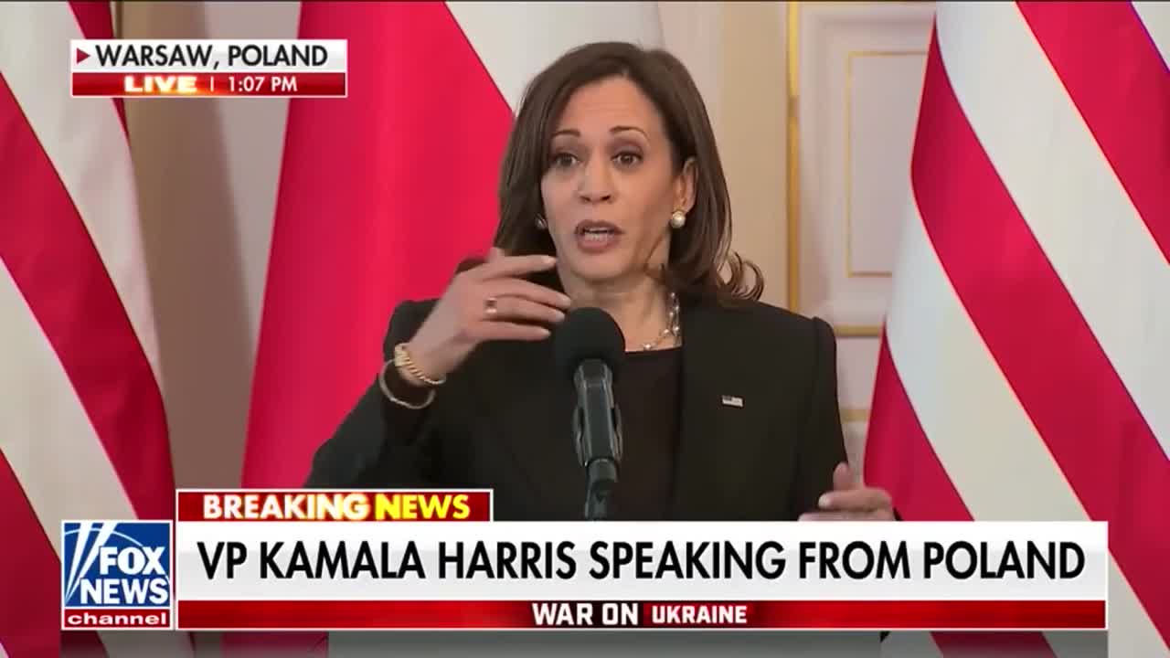 Is Kamala on a bender in Europe??