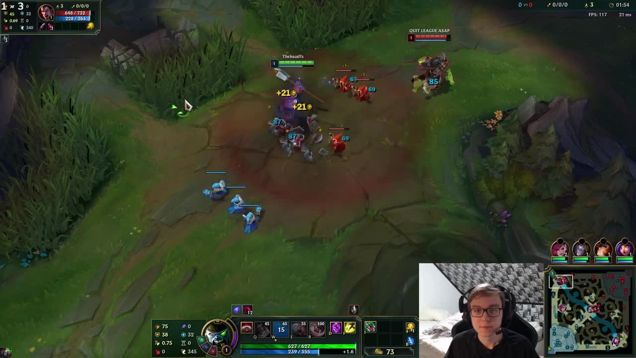 7% HP Sion vs 70% HP Darius