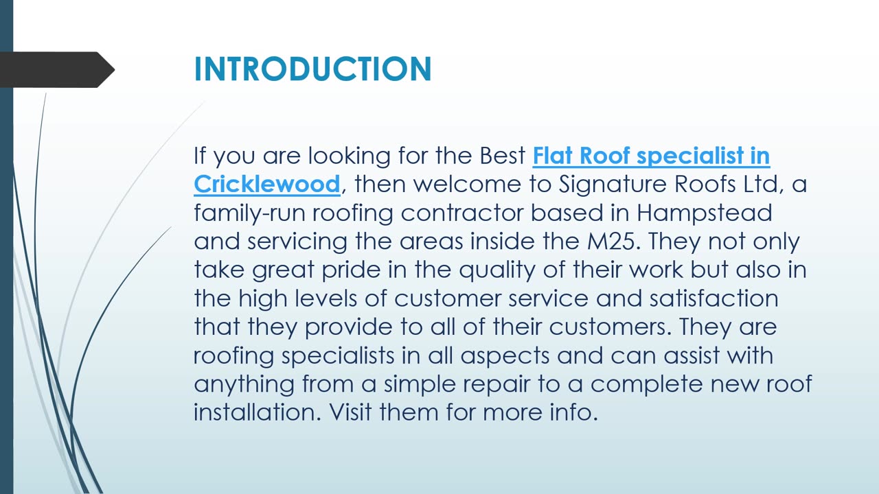 Best Flat Roof Specialist in Cricklewood