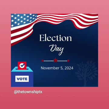 Today is election day 2024 don't forget to vote 11/5/24