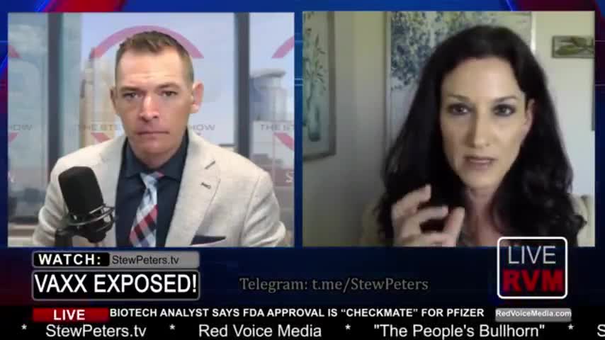 STEW PETERS, PFIZER WHISTLEBLOWER KAREN KINGSTON ON FDA "APPROVAL" - 25 AUG 2021