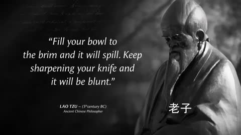 Lao Tzu's proverbs, which are more known in youth and encourage us to live regret-free lives