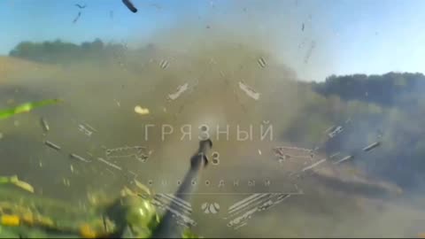 BTR-82 Attacks Ukrainian Positions in Kursk Region