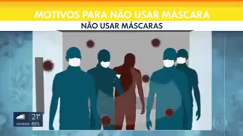 Máscara quem deveria usar...