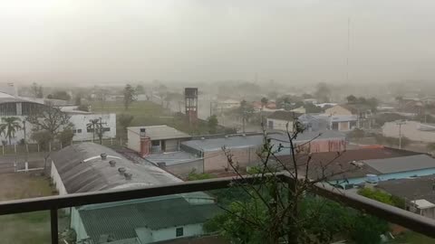 Sandstorm in Candelaria, Brazil - October 2022