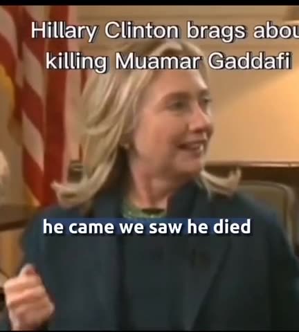 QADDAFI NOT DEAD BUT HILLARY & BARRY ARE