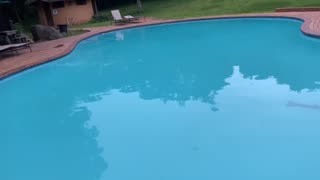 Pool area at Hluhluwe Game Reserves' Hilltop Camp